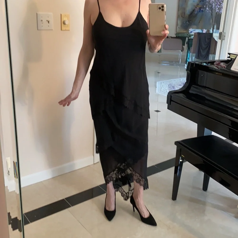 Vintage Victoria's Secret black negligee - Picture 3 of 7